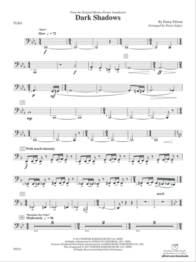 Dark Shadows (from the Original Motion Picture Soundtrack): Tuba