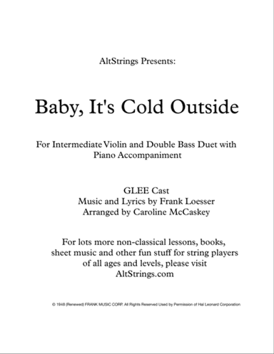 Baby, It's Cold Outside