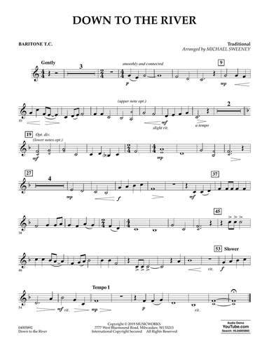 Down to the River - Baritone T.C.