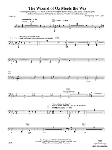 The Wizard of Oz Meets The Wiz: Timpani