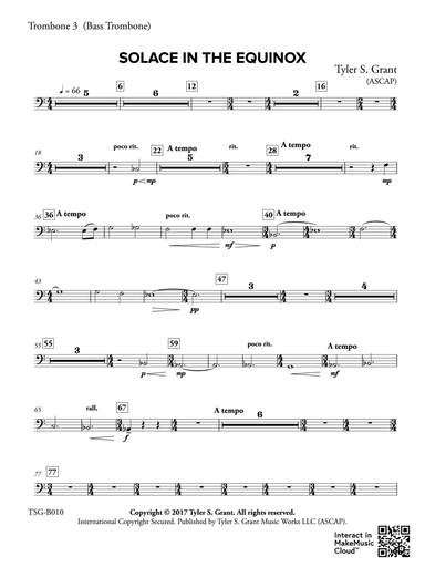 Solace in the Equinox: 3rd Trombone