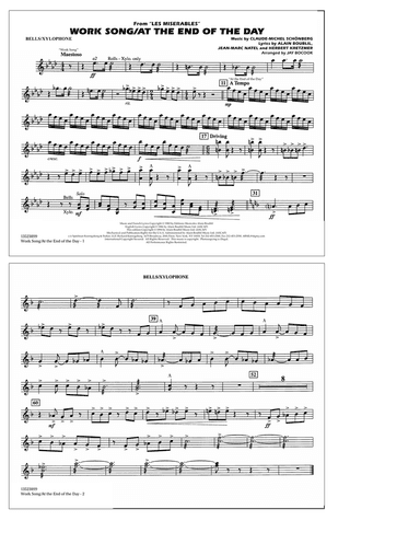 Work Song/At the End of the Day (Les Misérables) (arr. Jay Bocook) - Bells/Xylophone