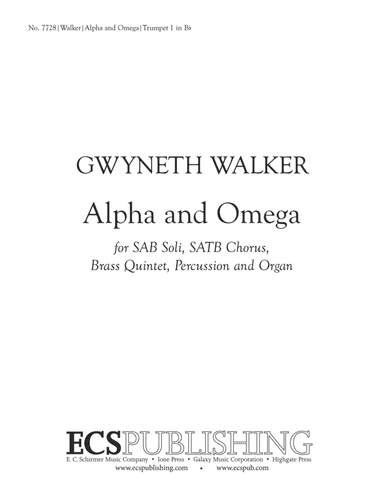 Alpha and Omega (Downloadable Brass Version Parts)