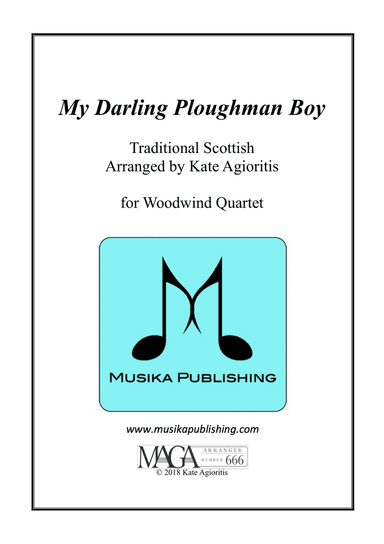 My Darling Ploughman Boy - Woodwind Quartet
