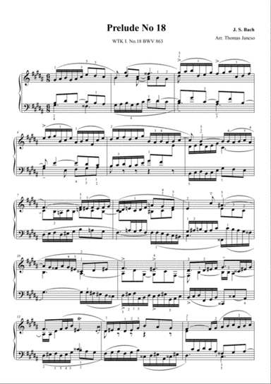 Prelude and Fugue in G# minor, BWV 863