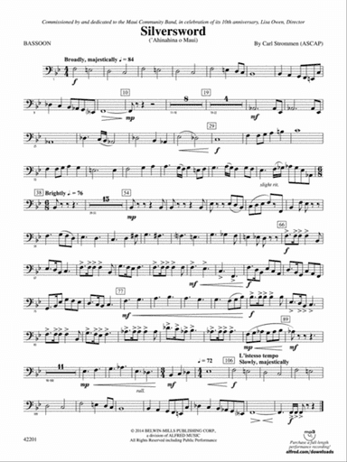 Silversword: Bassoon
