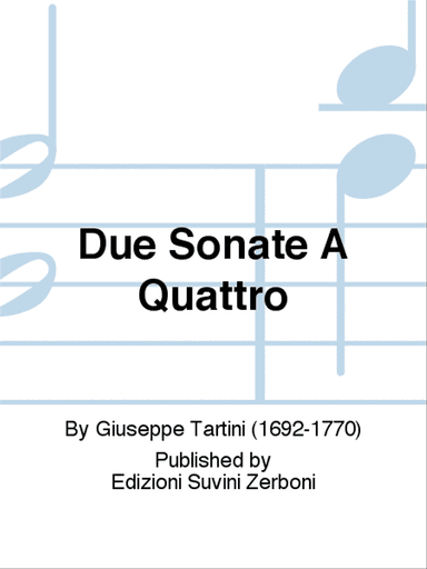 Due Sonate A Quattro