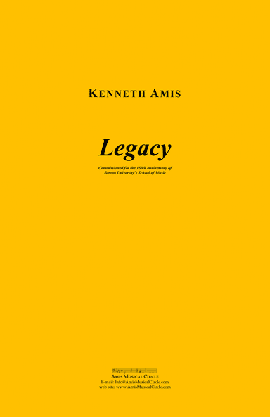 Legacy - CONDUCTOR'S SCORE ONLY