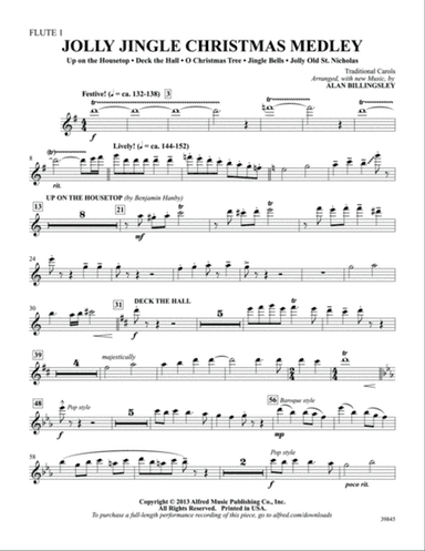 Jolly Jingle Christmas Medley: Flute