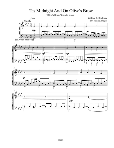 'Tis Midnite And On Olive's Brow