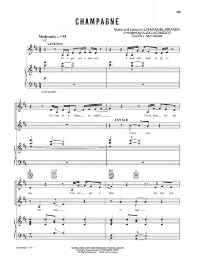 Champagne (Music from the Original Motion Picture Soundtrack, In The Heights)