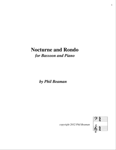 Nocturne and Rondo-Bassoon and Piano