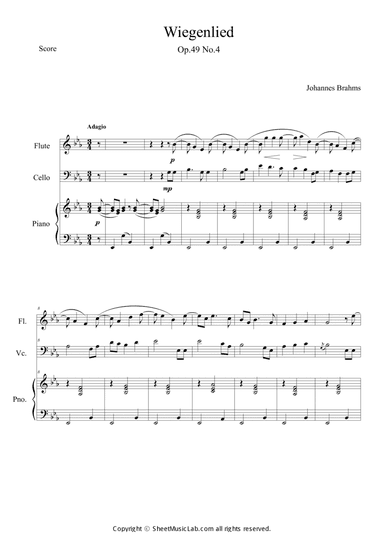 Wiegenlied Op.49, No.4 Lullaby