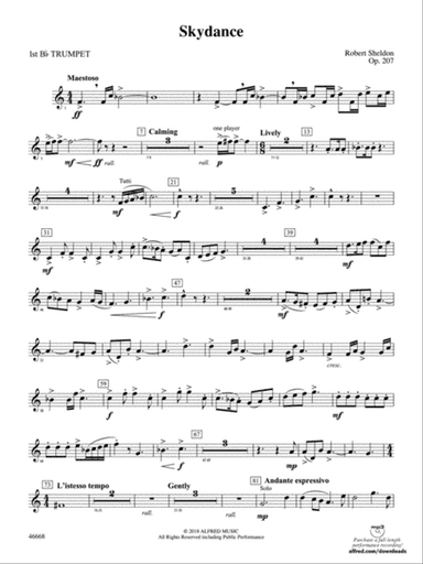 Skydance: 1st B-flat Trumpet