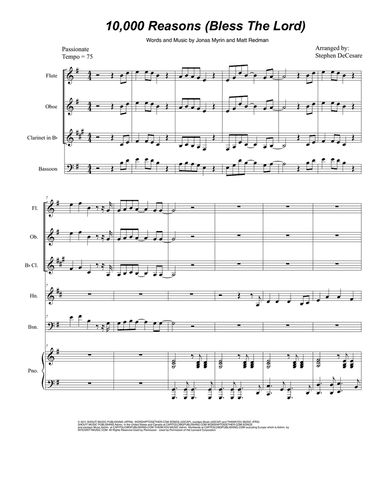 10,000 Reasons (Bless The Lord)