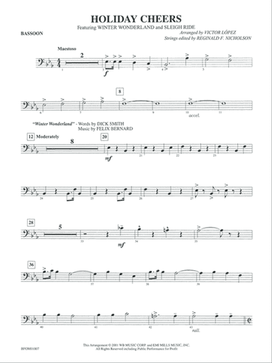 Holiday Cheers: Bassoon