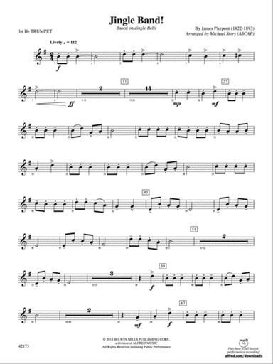 Jingle Band!: 1st B-flat Trumpet