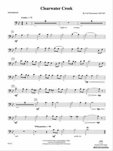 Clearwater Creek: 1st Trombone