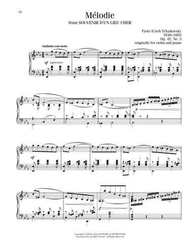 Melodie, Op. 42, No. 3