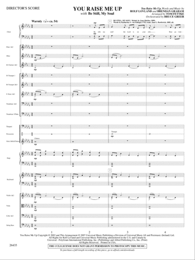 You Raise Me Up (with Be Still, My Soul): Score