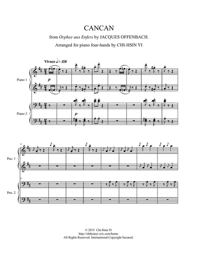 CANCAN (Piano 4-hands)