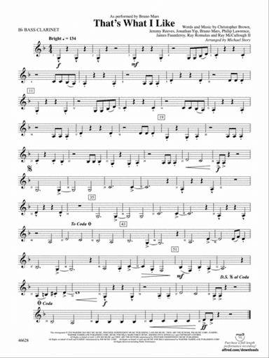 That's What I Like: B-flat Bass Clarinet