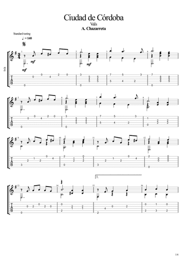 Ciudad de Córdoba (Waltz)