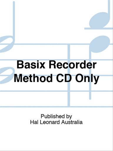 Basix Recorder Method CD Only