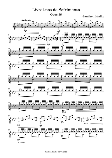 Livrai-nos do Sofrimento, Opus 36
