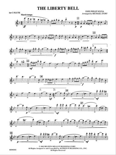 The Liberty Bell: Flute
