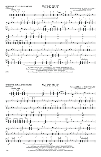 Wipe Out: Tonal Bass Drum