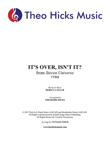 It's Over Isn't It
