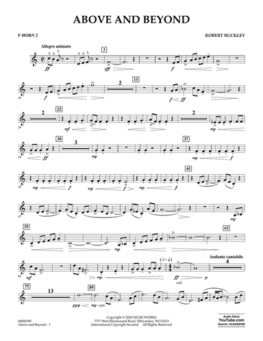 Above and Beyond - F Horn 2