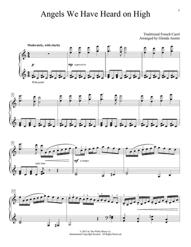 Angels We Have Heard On High (arr. Glenda Austin)