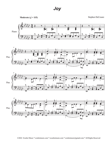 Joy (Piano solo)