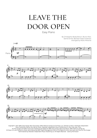 Leave The Door Open
