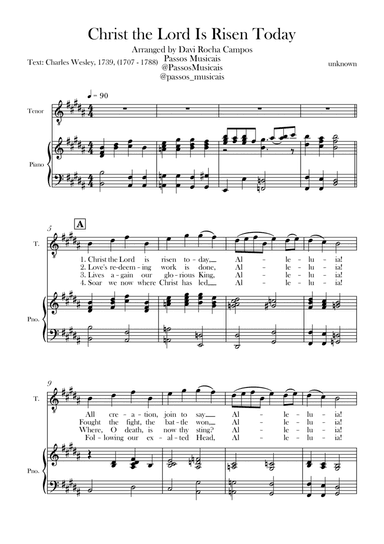 Christ the Lord is Rises today