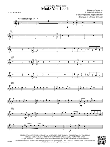 Made You Look: 1st B-flat Trumpet