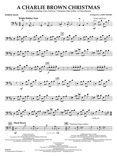 A Charlie Brown Christmas - String Bass
