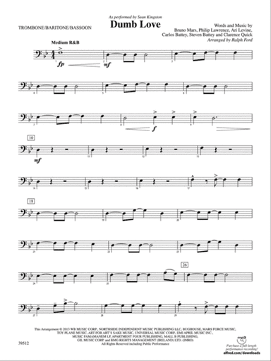 Dumb Love: 1st Trombone