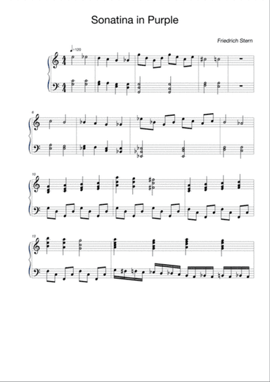 Sonatina in Purple