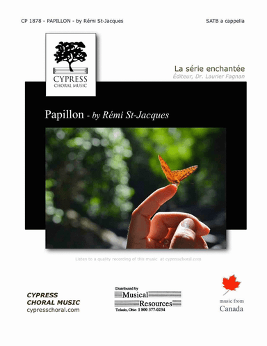 Papillon - SATB - a cappella