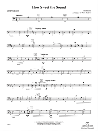 How Sweet the Sound: String Bass