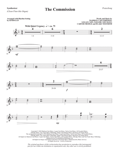 The Commission (arr. Ed Hogan) - Synthesizer