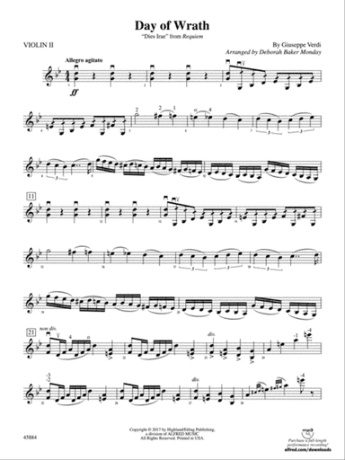 Day of Wrath: 2nd Violin
