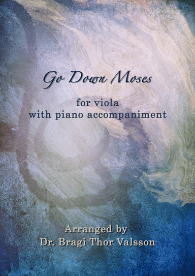 Go Down Moses - viola with piano accompaniment