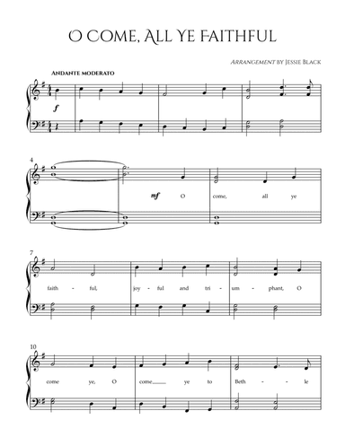 O Come All Ye Faithful