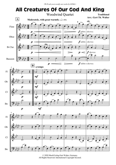 All Creatures Of Our God And King