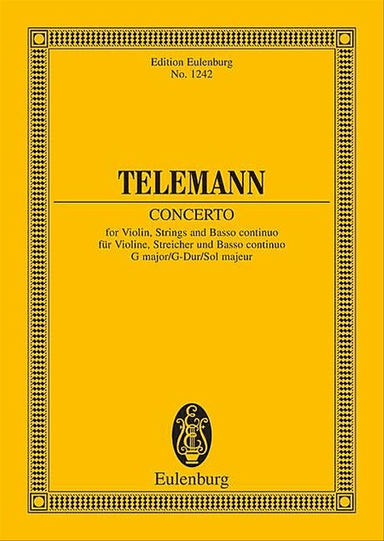 Violin Concerto in G Major