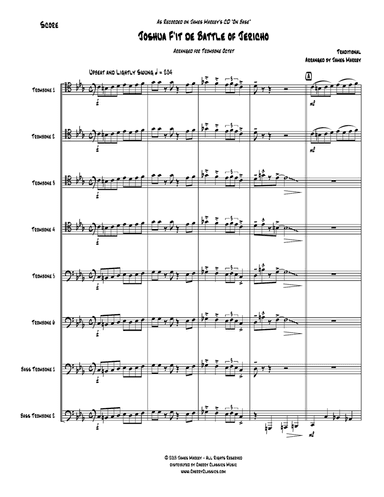 Joshua F’it de Battle of Jericho for 8-part Trombone Ensemble